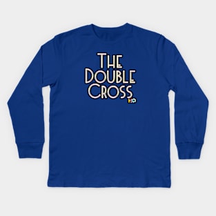 The Double Cross- Hipster Golf Kids Long Sleeve T-Shirt